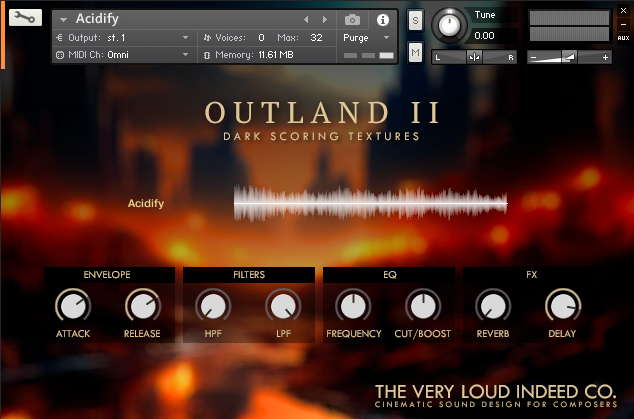 OUTLAND II: DARK SCORING TEXTURES