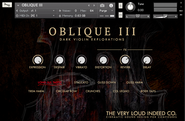 OBLIQUE III: DARK VIOLIN EXPLORATIONS